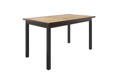 Стол обеденный Можгинский лесокомбинат Квант, 1400800 мм, дуб бунратти/венге/черный