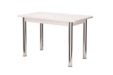 Стол Можгинский лесокомбинат ПФ-130, 1000590 мм, сахара/белый/хром брифинг