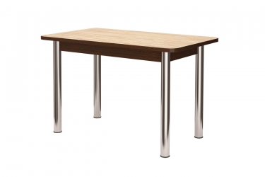 Стол заоваленный Можгинский лесокомбинат ПФ-175, 1000590 мм, тростник/венге/хром брифинг