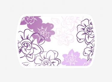 Стол овальный Можгинский лесокомбинат Бостон Виолет, 900600 мм, фотопечать/хром брифинг