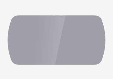 Стол Можгинский лесокомбинат Бостон-3 ф/п Антрацит глянец, 1100700 мм, белый/хром брифинг