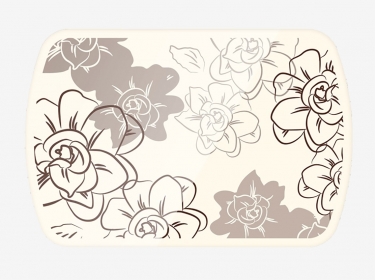 Стол овальный Можгинский лесокомбинат Бостон-2 Ваниль, 1100700 мм, фотопечать/хром брифинг