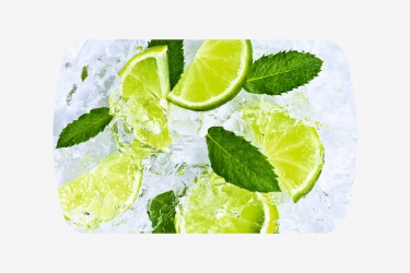 Стол Можгинский лесокомбинат Бостон-2 ф/п Лайм, 1100700 мм, белый/хром триумф