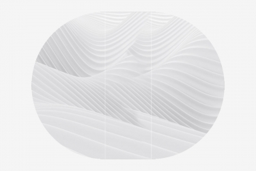 Стол круглый Можгинский лесокомбинат Бостон раздвижной, фотопечать Жемчуг/белый/хром триумф