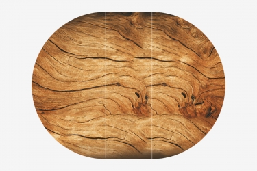 Стол круглый Можгинский лесокомбинат Бостон раздвижной, фотопечать Сандал/венге/хром триумф