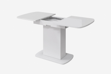 Стол Можгинский лесокомбинат Соренто-2, белый/белый глянец