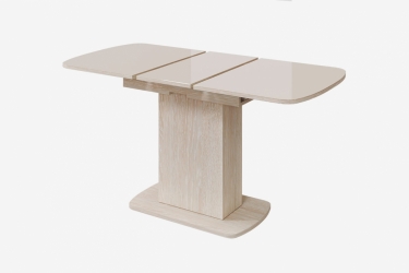 Стол Можгинский лесокомбинат Соренто-2, дуб атланта/ваниль глянец