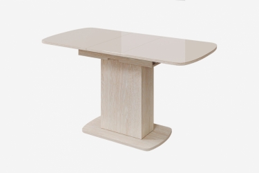 Стол Можгинский лесокомбинат Соренто-2, дуб атланта/ваниль глянец