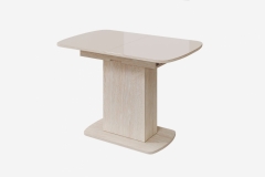 Стол Можгинский лесокомбинат Соренто-2, дуб атланта/ваниль глянец