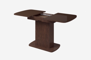 Стол Можгинский лесокомбинат Соренто-2, венге цаво/шоколад