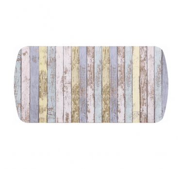 Стол Можгинский лесокомбинат Бостон-3 раздвижной, фотопечать Доски цветные/дуб атланта/хром брифинг