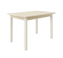 Стол обеденный Можгинский лесокомбинат Квант, 1200800 мм, дуб сонома светлый/металл бежевый