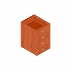 Тумба приставная Альтерна Р.Т-4.3 вишня Оксфорд