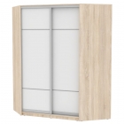 Шкаф-купе Аларти YA-198х1400-718-5ДСС-Белый-D4D4