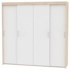 Шкаф-купе Аларти T-5-230х235х45ДСС-Белый-1