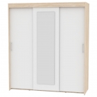 Шкаф-купе Аларти T-3-198х175х45-MДСС-Белый-3