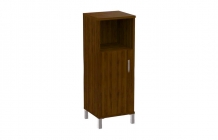 Стеллаж стекло тонированное Skyland В421.7 R Орех Даллас