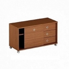 Тумба мобильная с дверью купе Skyland В 202.1 Бургунди