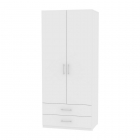 Шкаф распашный Аларти R-198х90х45-3Белый