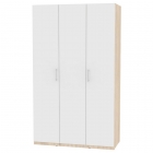 Шкаф распашный Аларти R-230х135х45-2ДСС-Белый