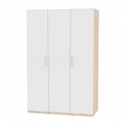 Шкаф распашный Аларти R-198х135х60-1ДСС-Белый