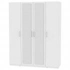 Шкаф распашный Аларти R-230х180х60-1-TR-MБелый