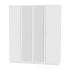 Шкаф распашный Аларти R-198х180х45-1-TR-MБелый