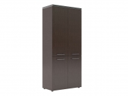 Шкаф с 2-мя комплектами глухих малых дверей и топом Skyland THC 85.4 Венге Магия