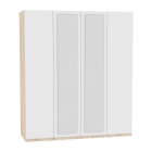 Шкаф распашный Аларти R-198х180х60-1-PO-MДСС-Белый