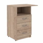 Тумба приставная левая Skyland SC-3D.2 L Дуб сонома светлый