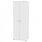 Шкаф распашный Аларти Алиса H3 2230х800х540 ручка скоба 96мм Белый
