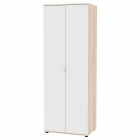 Шкаф распашный Аларти Алиса H3 2230х800х540 ручка скоба 96мм ДСС-Белый