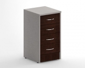 Тумба приставная Skyland ТП-4 Венге/металлик