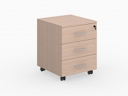 Тумба подкатная POINTEX MDR17530304 Светлый дуб