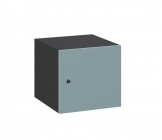 Шкаф-ячейка верхний Profoffice FLEX 135H505 151 XHXH Серо-голубой Графит