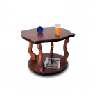 Стол журнальный Мебелик Берже 4 Средне-коричневый