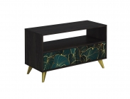 Тумба консольная Стиль ТМ-005 АРТ Угольный камень/TROPICAL
