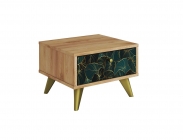 Тумба прикроватная Стиль Фьюжн ТМ-004 дуб крафт золотой/TROPICAL
