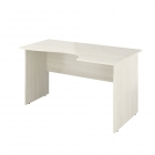 Стол криволинейный правый Монолит Канцлер КЦ05.39 Бук артизан перламутровый