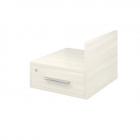 Тумба подвесная Монолит Канцлер КЦ11.38 правая Скандинавское дерево белое