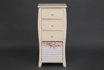 Тумба с корзиной и 3 ящиками Tetchair Secret De Maison ARC 3 mod. HX16-828 S Слоновая кость