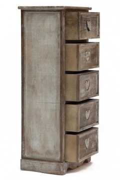 Тумба с 5 ящиками Tetchair Secret De Maison PETIT AMOUR mod. HX16-003NS Натуральный антик
