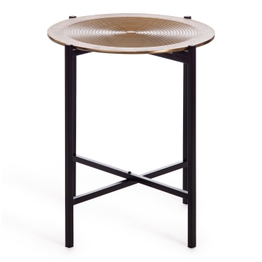 Столик кофейный Tetchair Secret De Maison BLOOM mod. 11873-B алюминиевый сплав, 464651 см, черный/античная медь