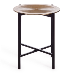 Столик кофейный Tetchair Secret De Maison BLOOM mod. 11873-B алюминиевый сплав, 464651 см, черный/античная медь