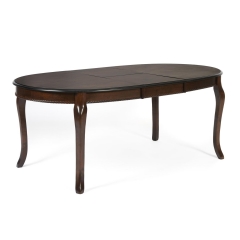 Стол раскладной Tetchair Royal RY-T6EX дерево гевея/мдф, 150+44х106х75см, Tobacco