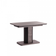 Стол обеденный Tetchair SKAT ЛДСП/МДФ, 120-160х80х75 см, Оникс/Графит