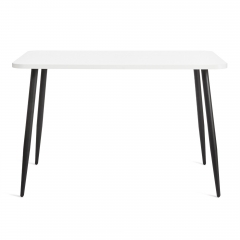 Стол Tetchair PLUTO ЛДСП/металл, 120x80x77 см, Белый/Черный