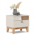 Тумба прикроватная левая Любимый дом Нильс ЛД 423.040.000 Кашемир/Дуб Тортуга