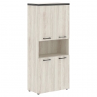 Шкаф с 2-мя комплектами глухих малых дверей и топом Skyland THC 85.4 Сосна Эдмонд