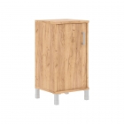 Стеллаж с дверью ДСП Skyland В411.2 L Дуб Бофорд